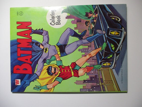 Batman Coloring Book unused 