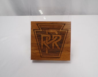 Pennsylvania Railroad Single Wooden Coaster (1960s)