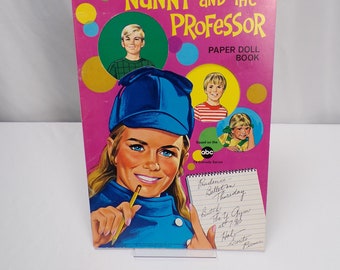 Artcraft "Nanny and the Professor" Paper Doll Book - Based on ABC TV Comedy Series