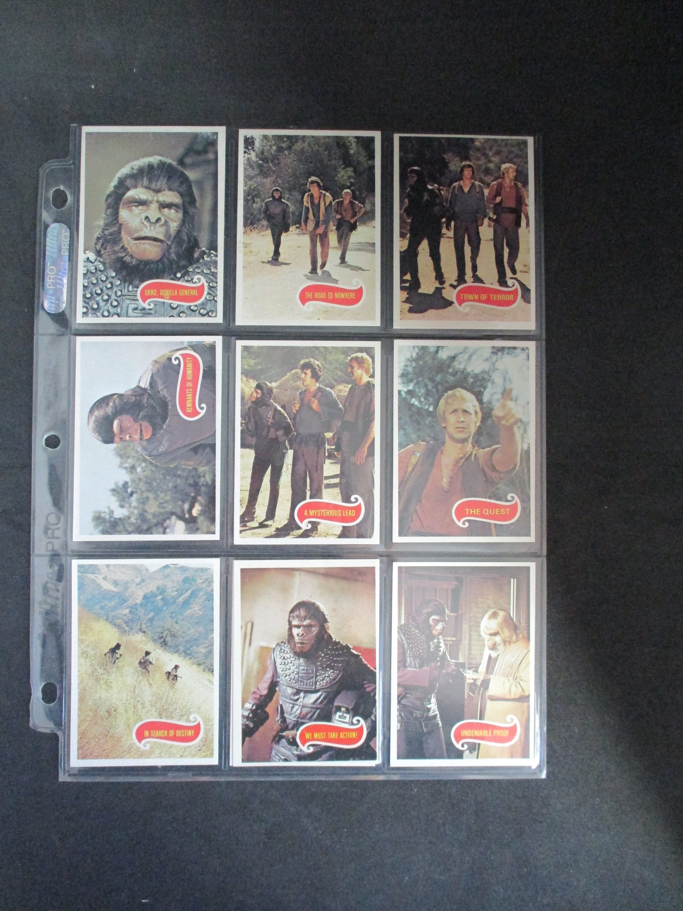 Planet Of The Apes Trading Cards Planet of the Apes Trading Cards (1967) - Etsy