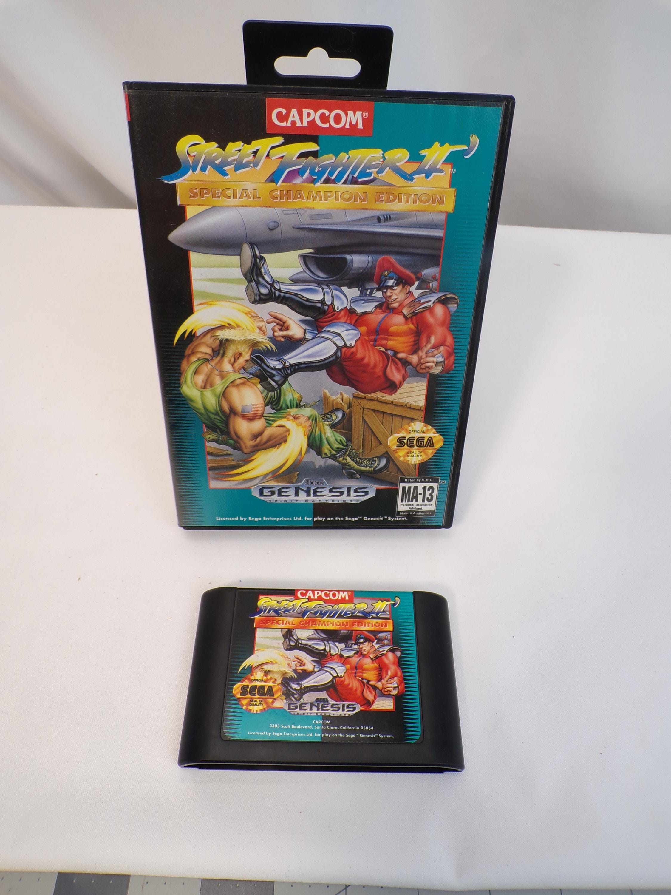 ストリートファイター2 セガジェネシス 1993 Sega Genesis Street Fighter II Special Champion (tested