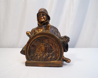 Vintage Pilot Life Insurance Company Promotional Coin Bank (1940s)