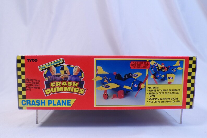 TYCO the Incredible Crash Dummies crash Plane 1992 Etsy
