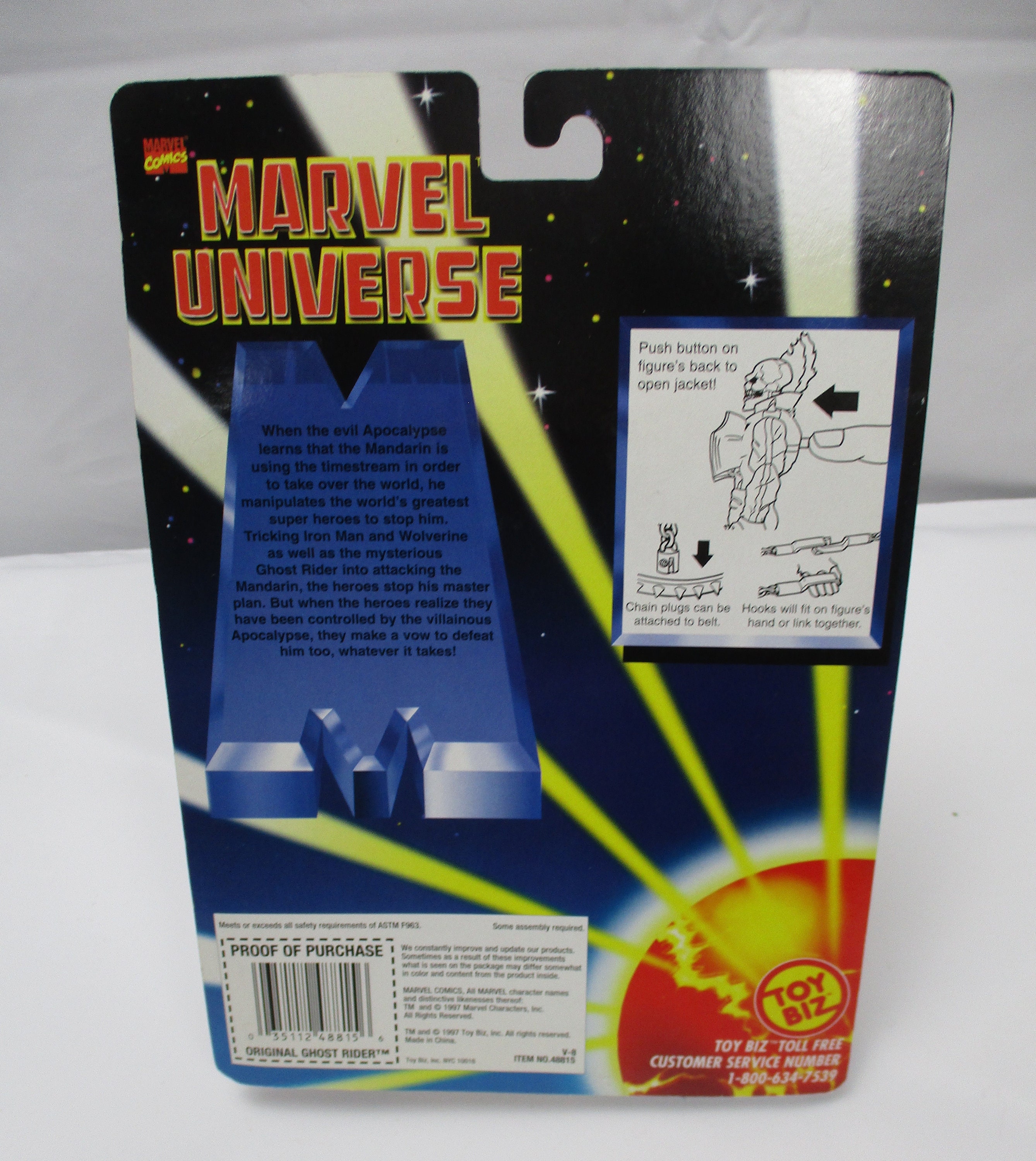 1997 Toy Biz - Marvel Universe Original Ghost Rider Action Figure