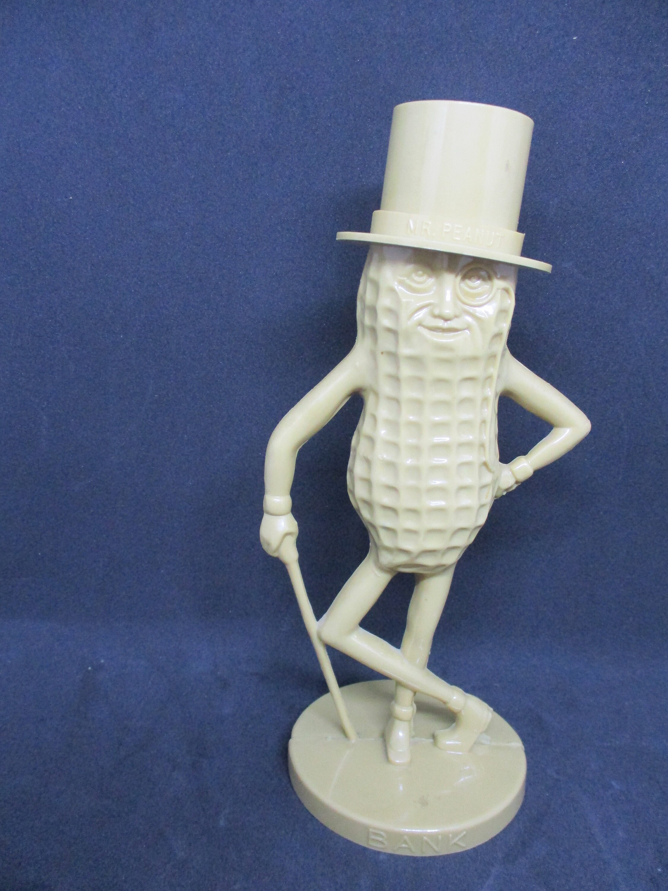 Planters Peanut Mr. Peanut (tan) Coin Bank (1970s) - Etsy