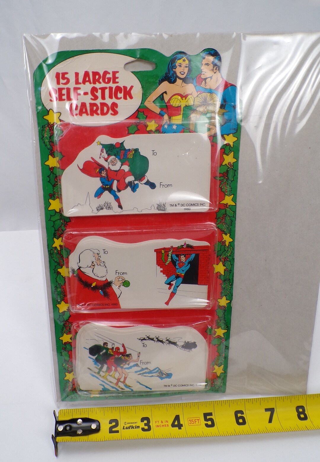 1980-dc-comic-superhero-christmas-tags-mint-etsy