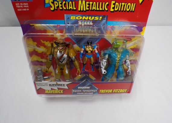 Toy Biz X-men Metallic Edition Figures: Maverick, Fitzroy