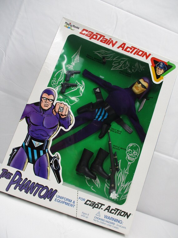 Captain Action - the Phantom Uniform and Equipment - Etsy