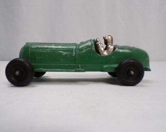 Hubley Kiddie Toy #56 Diecast Green No.5 Indy Racecar (1950s)