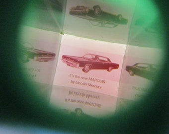 Lincoln-Mercury Marquis Plastichrome Peek Postcard (1950s)