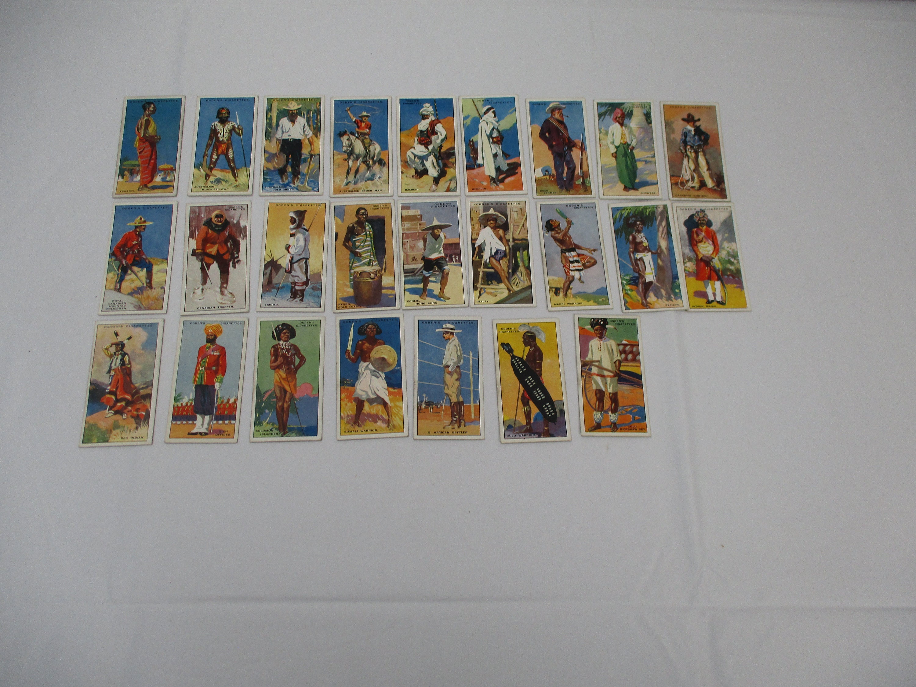 ogden's cigarette cards 1930s Ogden's Cigarette Cards - Picturesque People of the Empire