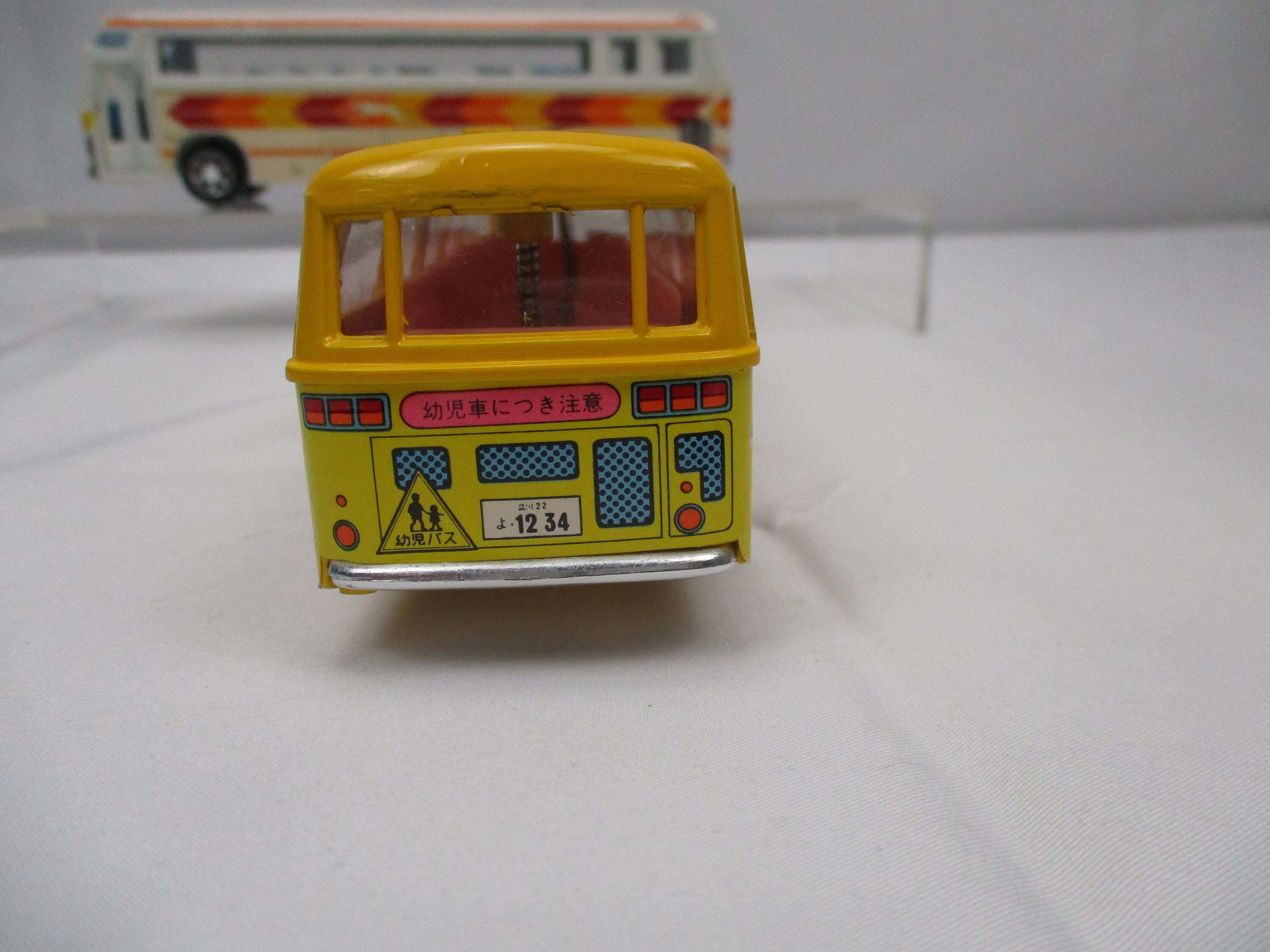 2 - 1980s Yonezawa Toys Diapet Mitsubishi Fuso Buses (made in