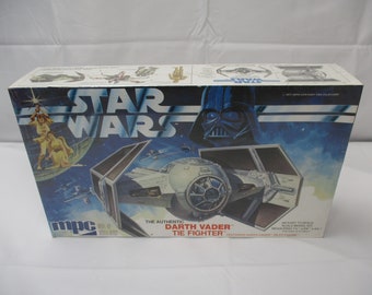 1978 MPC the Authentic Darth Vader Tie Fighter Model Kit - Etsy
