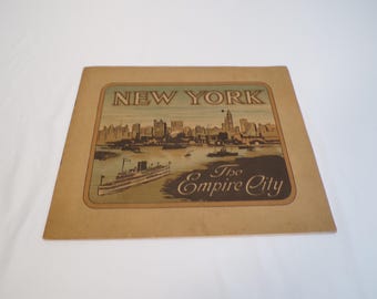 Antique "New York: The Empire City" Souvenir View Book  (1910-1920)