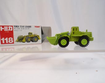 Tomy Tomica No. 118 Terex 72-81 Loader 1/137 Scale (1988)