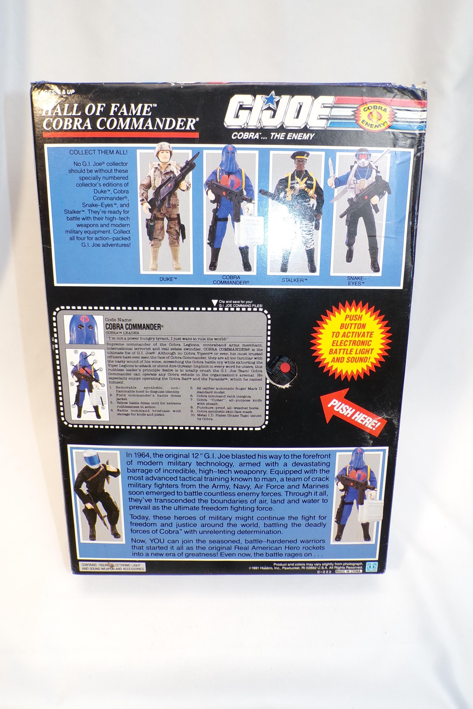 1992 Hasbro Toys - G.I. JOE Hall of Fame Cobra . the Enemy