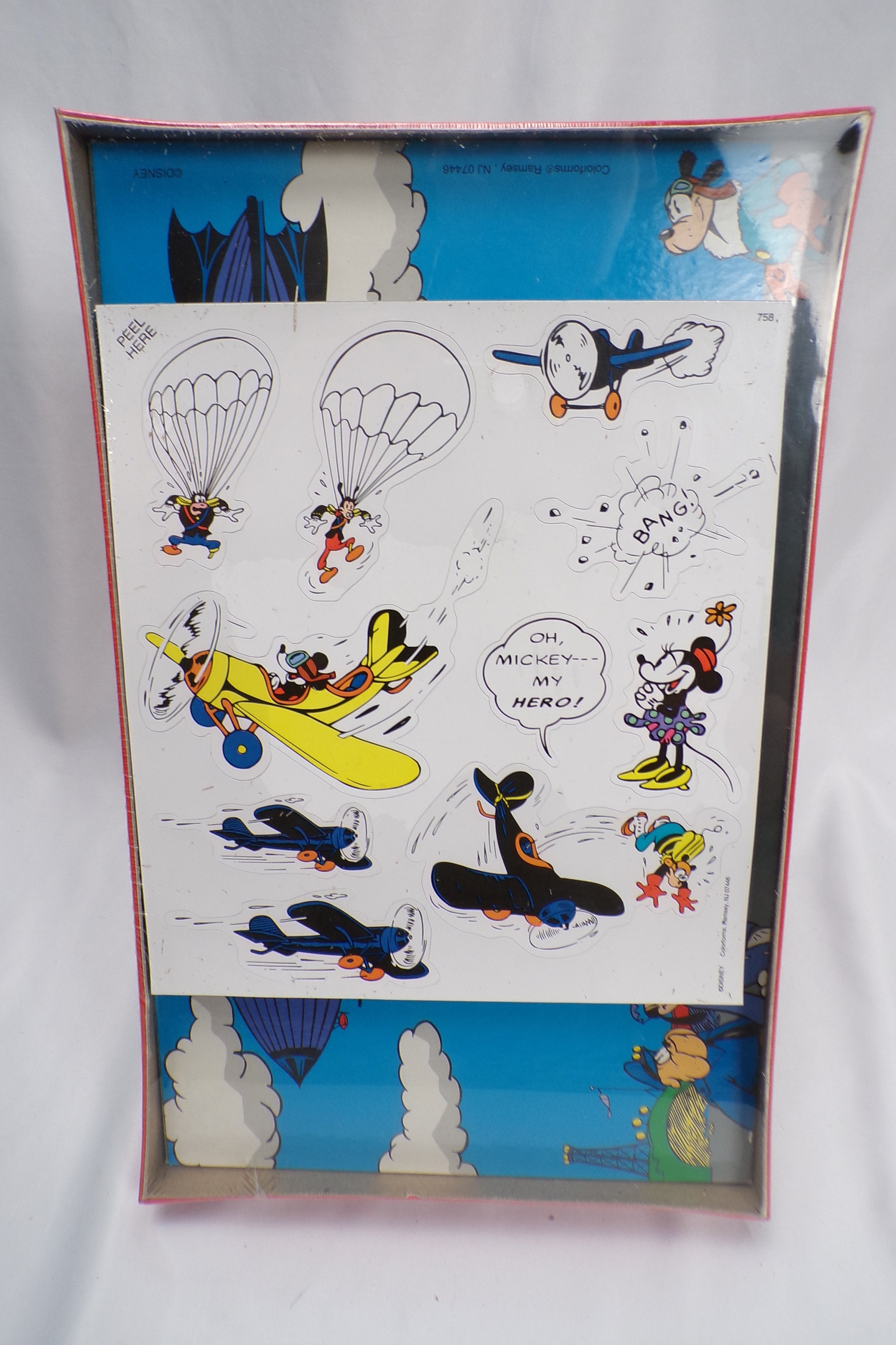 Colorforms B7953 1978 Colorform Adventure Set - Walt Disney's Mickey Mouse