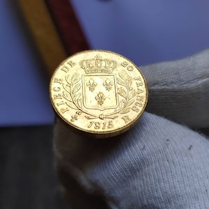 Royal Coat of Arms Signet Ring France Gold Plated Very Beautiful Finish