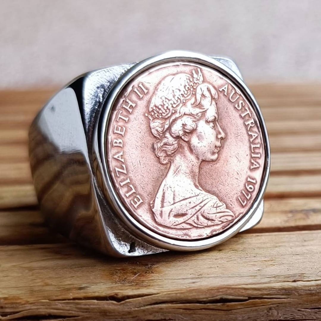 ポールスミス クイーンエリザベスコイン リング paul smith QUEEN ELIZABETH COIN RING 17号