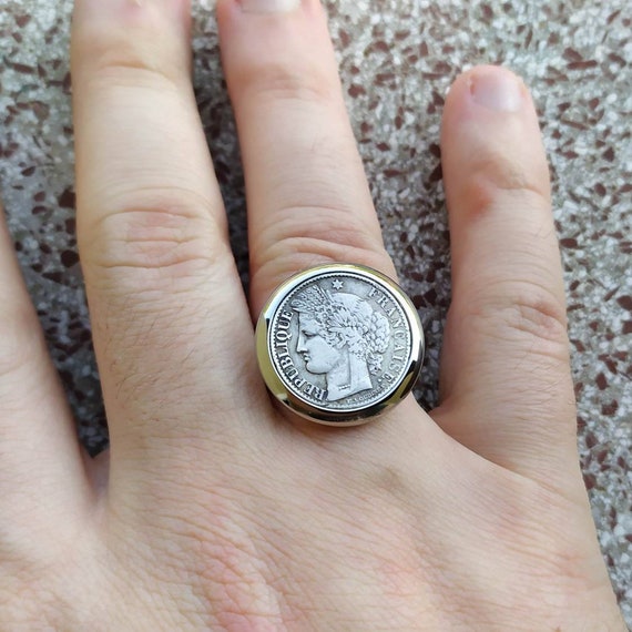 Bague 50 centimes new arrivals