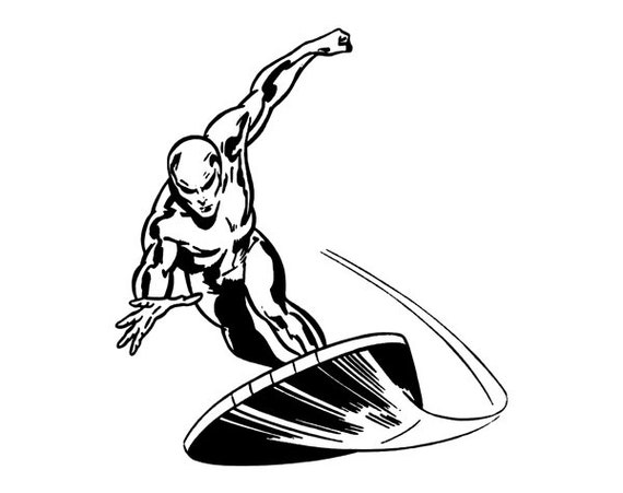 Silver Surfer | Etsy