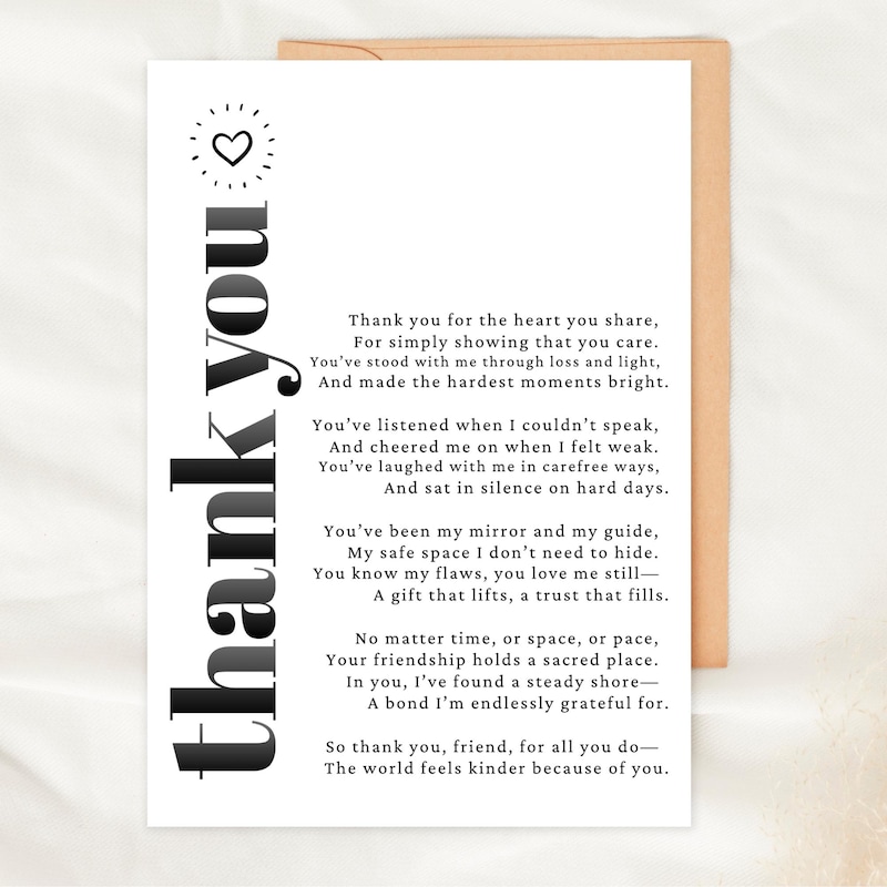 Dear You Card - Etsy