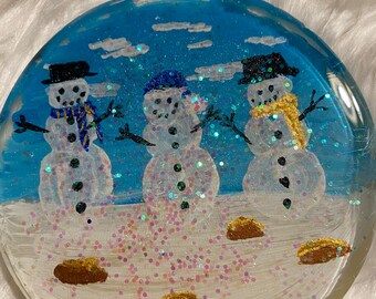 Snowman Mug Coaster/Hanging