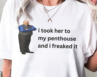 Bertram Meme Shirt | Unisex Heavy Cotton Tee | Bertram Jessie Meme, Funny Meme Shirt Gift, Dank Funny Shirt, I Took Her To My Penthouse