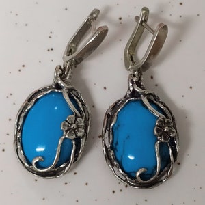 Türkis Ohrringe Set Türkis Ohrringe Türkis Ohrringe Türkis Ohrringe Hochzeit Gast Ohrringe Türkis Schmuck Set