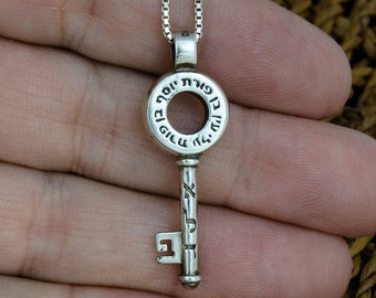 Key Necklace Men Kabbalah Amulet Key Necklaces for Women 