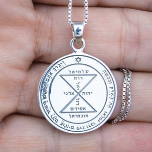 Seal Solomon necklace third pentacle of Venus of love locket Talisman of love and attracting attention of second half  Gift for woman