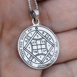 Solomon seal necklace Attract love talisman Fourth pentacle of Venus Attract love necklace Protection amulet necklace