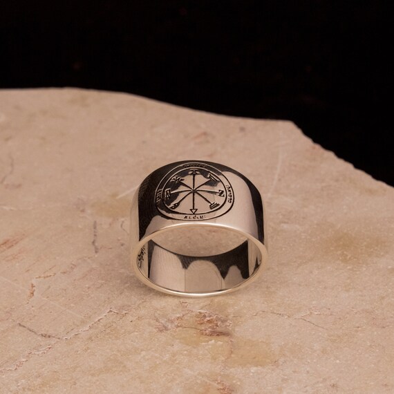 Anillo de Salom n Talism n riqueza Primer pent culo de J piter