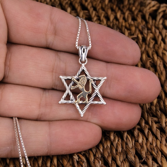 Magen David with Chai Necklace