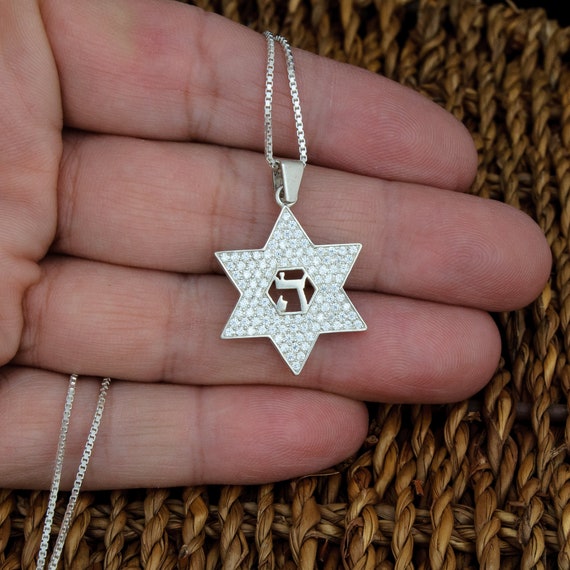 Magen David Star Necklace Gold | Rebekajewelry