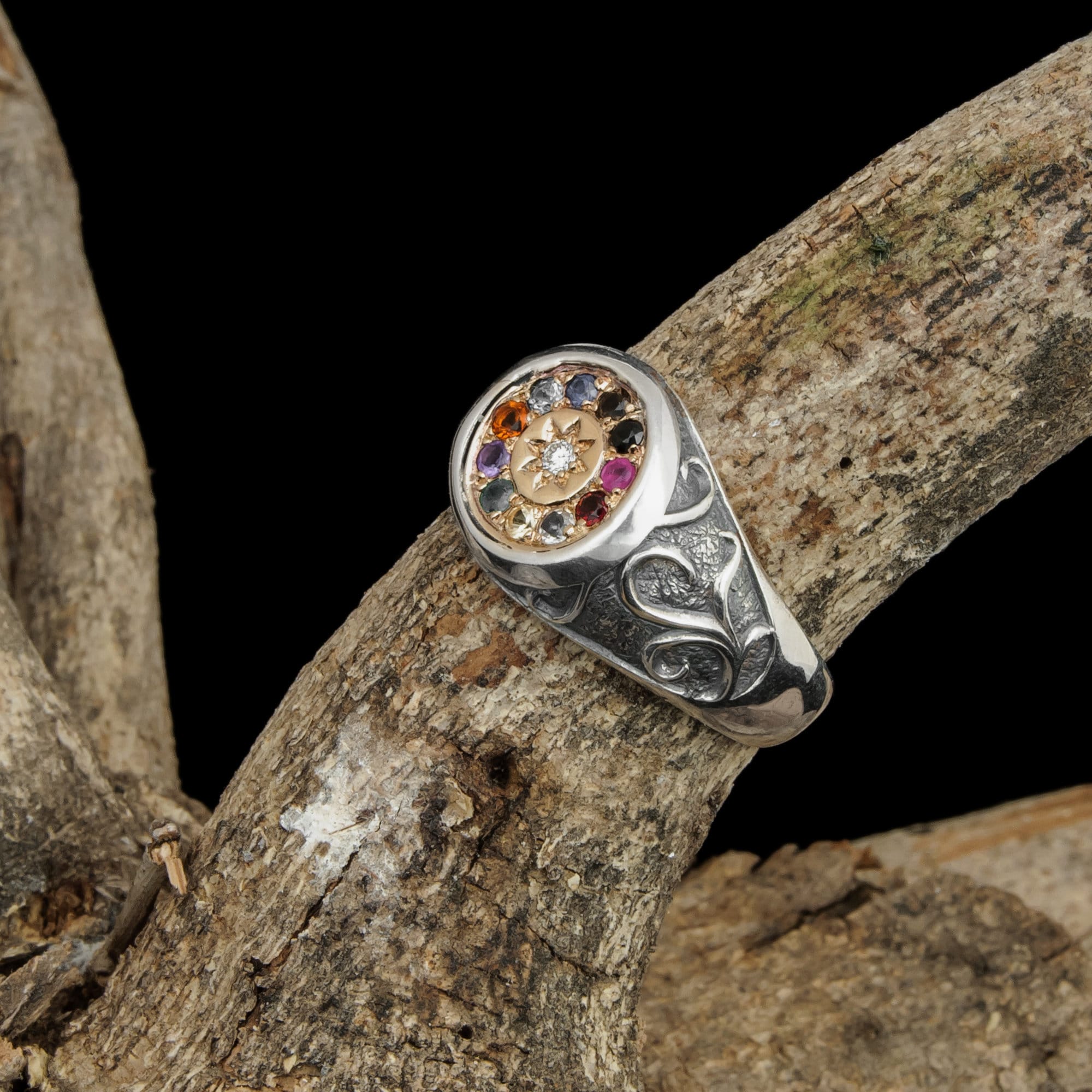 Kabbalah Rings Amulet Hoshen Stone Magic 12 Tribes Ring Spiritual Gifts ...