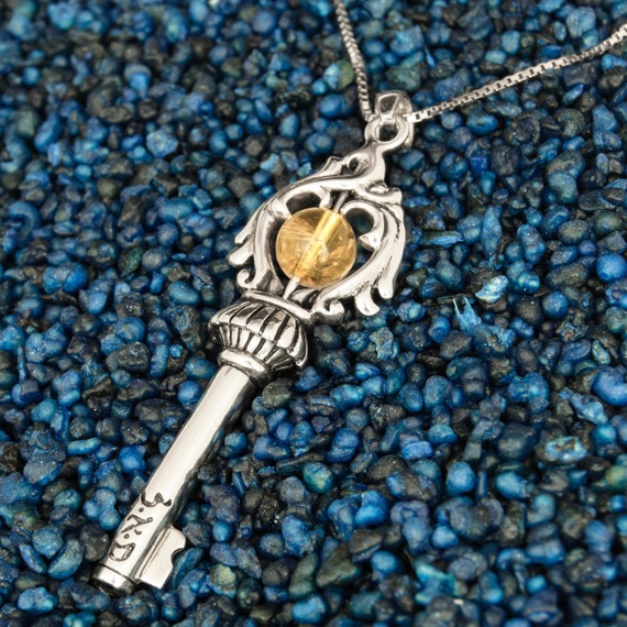 VIKI LYNN Collana con ciondolo a forma di genio, in argento Sterling 925, idea regalo per donne, Argento sterling Argento Sterling Placcato oro 18 carati