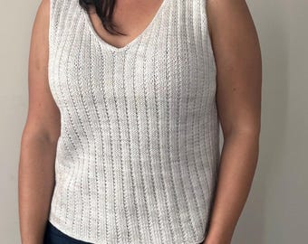 Wzór na żebrowany top: Top nad morzem (wzór w formacie PDF)