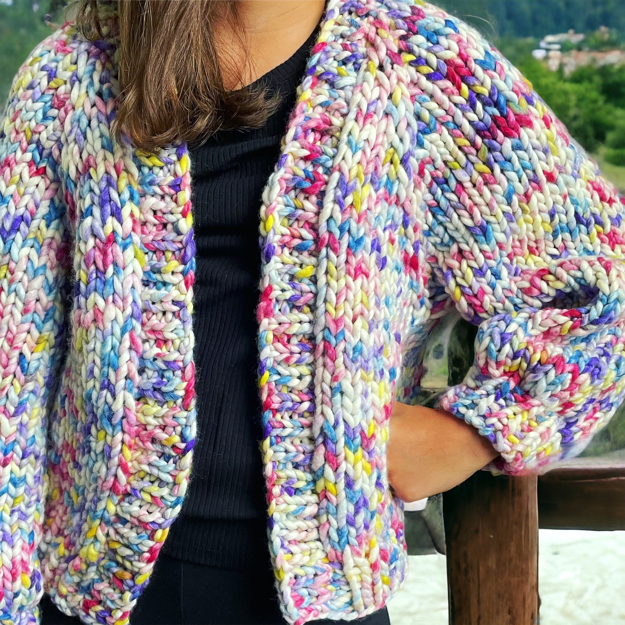 Chunky Knit Jacket - Etsy
