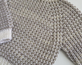 Wzór na sweter Cora Junior: Oversize Raglan (wzór w formacie PDF)