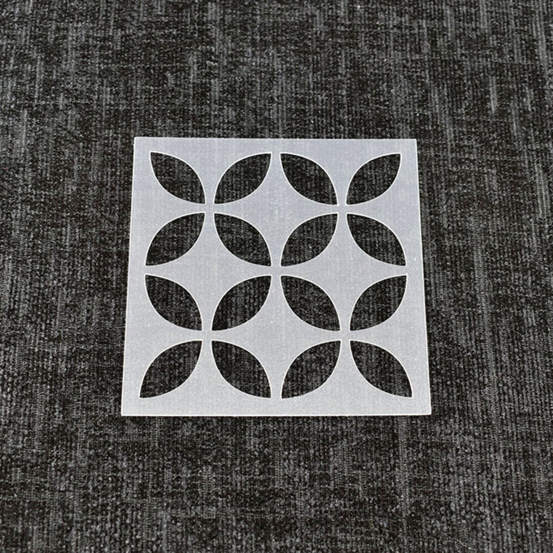Tile Stencil - Design 02 - Reusable Pattern for Walls, Counters, and ...