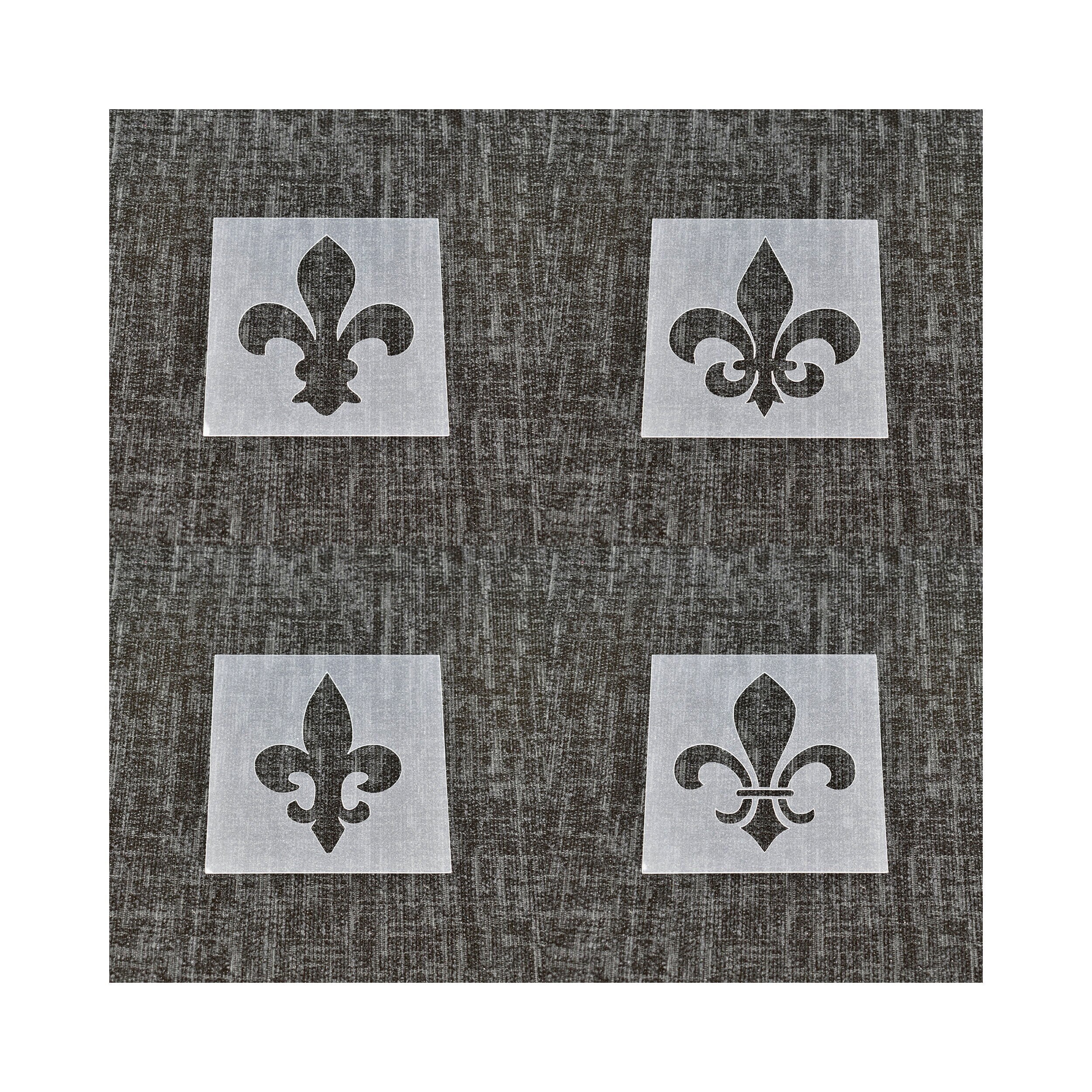 Fleur De Lis Stencils - Choose a Design (Sold Individually) - Reusable Templates - 350 Micron Thick Stencils