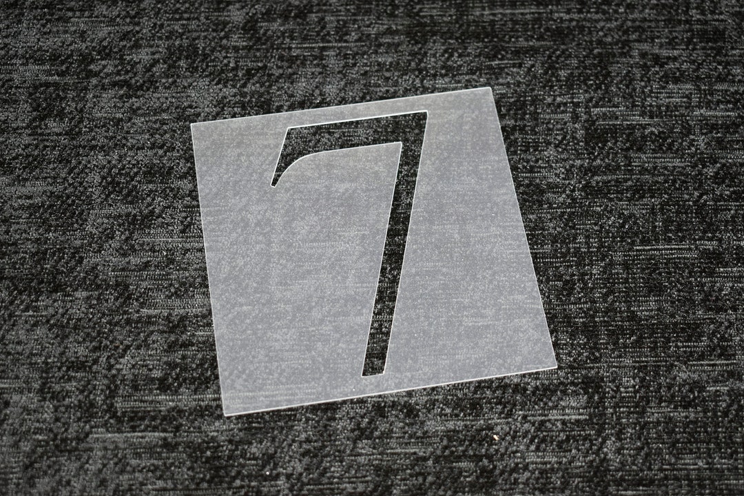Number 7 Stencil Reusable Stencil for Exterior House - Etsy