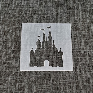 Fantasy Castle - Reusable Stencil - High Quality Strong 350 Micron Stencils
