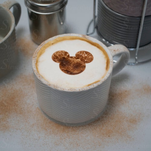Winnie the Pooh Coffee Stencil Disney Disneyland Disney Etsy