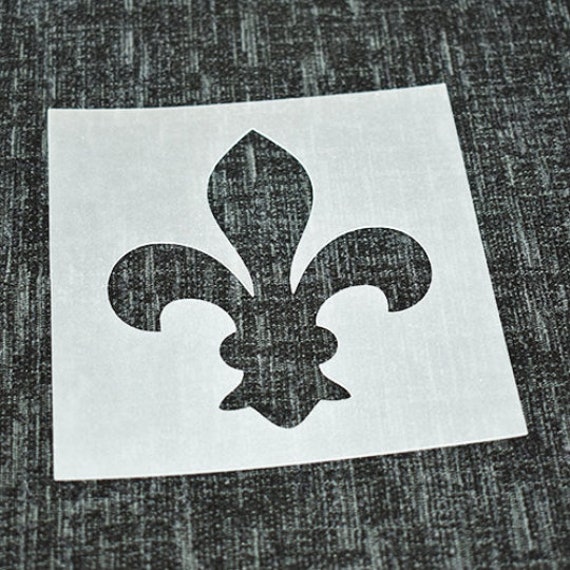 Fleur De Lis Stencil Reusable Stencil for Home Decor | Etsy