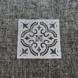 Reusable Strong Tile Stencil. High Quality Strong 350 Micron Stencils. (TILE_STEN43)
