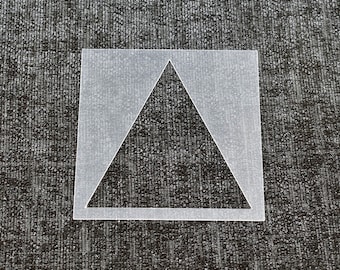 Triangle - Reusable Shape Stencil - High Quality Strong 350 Microns