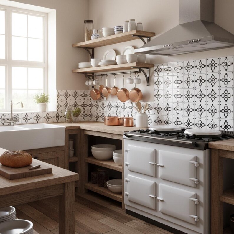 Tile Stencil - Design 40 - Reusable Pattern for Walls, Counters, and ...