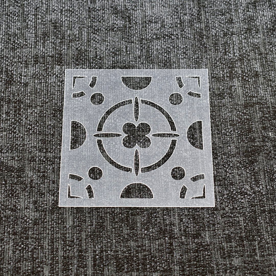 Tile Stencil - Design 14 - Reusable Pattern for Walls, Counters, and ...